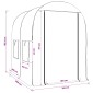 vidaXL Θερμοκήπιο με σκελετό 160 x 200 x 192,5 εκ. PVC Διαφανές