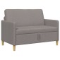 vidaXL Καναπές με Αποθήκευση Taupe 122 x 78 x 87 εκ Πολυεστέρας