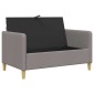 vidaXL Καναπές με Αποθήκευση Taupe 122 x 78 x 87 εκ Πολυεστέρας