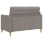 vidaXL Καναπές με Αποθήκευση Taupe 122 x 78 x 87 εκ Πολυεστέρας