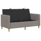 vidaXL Καναπές με Αποθήκευση Taupe 152 x 78 x 87 εκ Πολυεστέρας