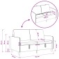 vidaXL Καναπές με Αποθήκευση Ροζ 152 x 78 x 87 εκ Πολυεστέρας