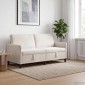 vidaXL Καναπές με Αποθήκευση Κρεμ 172 x 78 x 87 εκ Πολυεστέρας