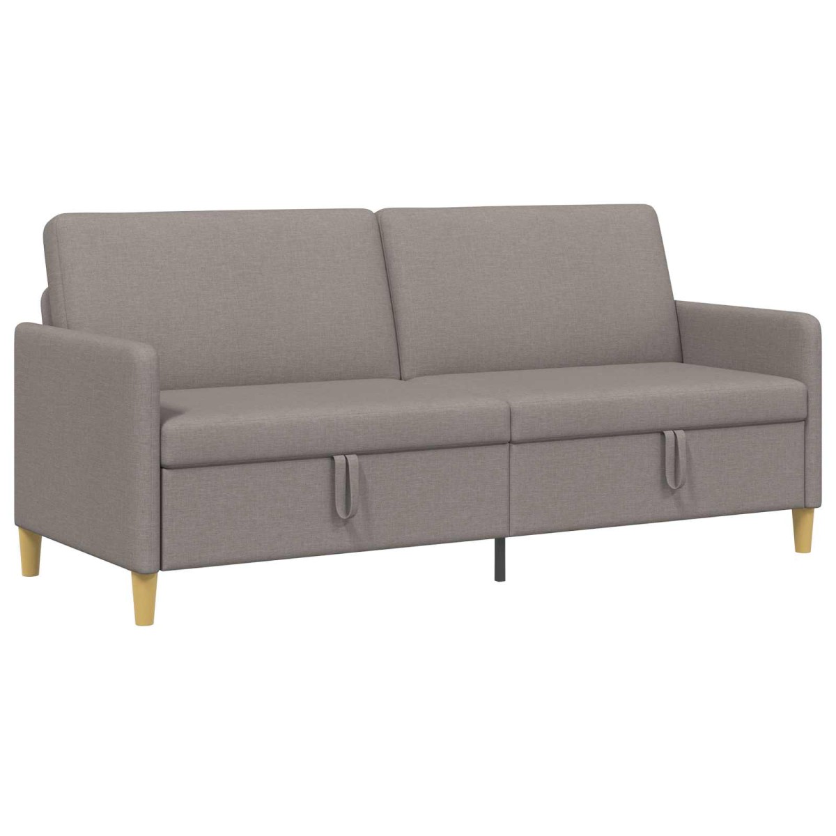 vidaXL Καναπές με Αποθήκευση Taupe 192 x 78 x 87 εκ. Πολυεστέρας