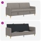vidaXL Καναπές με Αποθήκευση Taupe 192 x 78 x 87 εκ. Πολυεστέρας