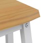 VidaXL Καθιστικό Σαλονιού EKAI Λευκό 91,5 x 29 x 45,5 εκ