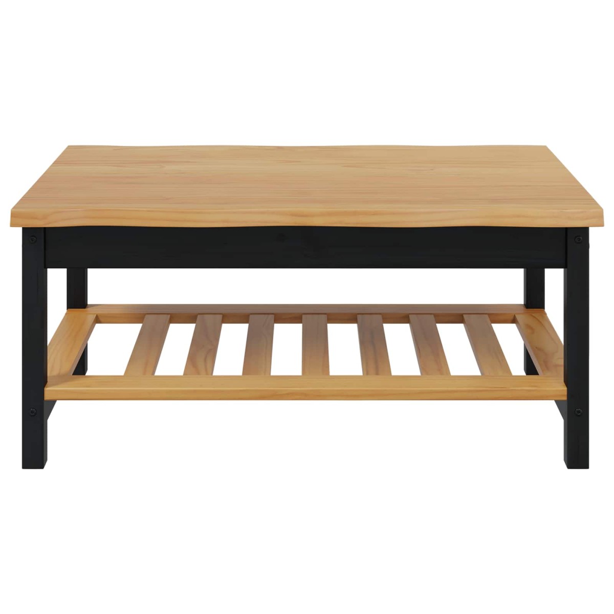 VidaXL Τραπεζάκι σαλονιού EKAI Μαύρο 100 x 60 x 45,5 εκ.