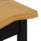 VidaXL Τραπεζάκι Πλευράς με ράφι EKAI Μαύρο 50 x 50 x 45,5 εκ.