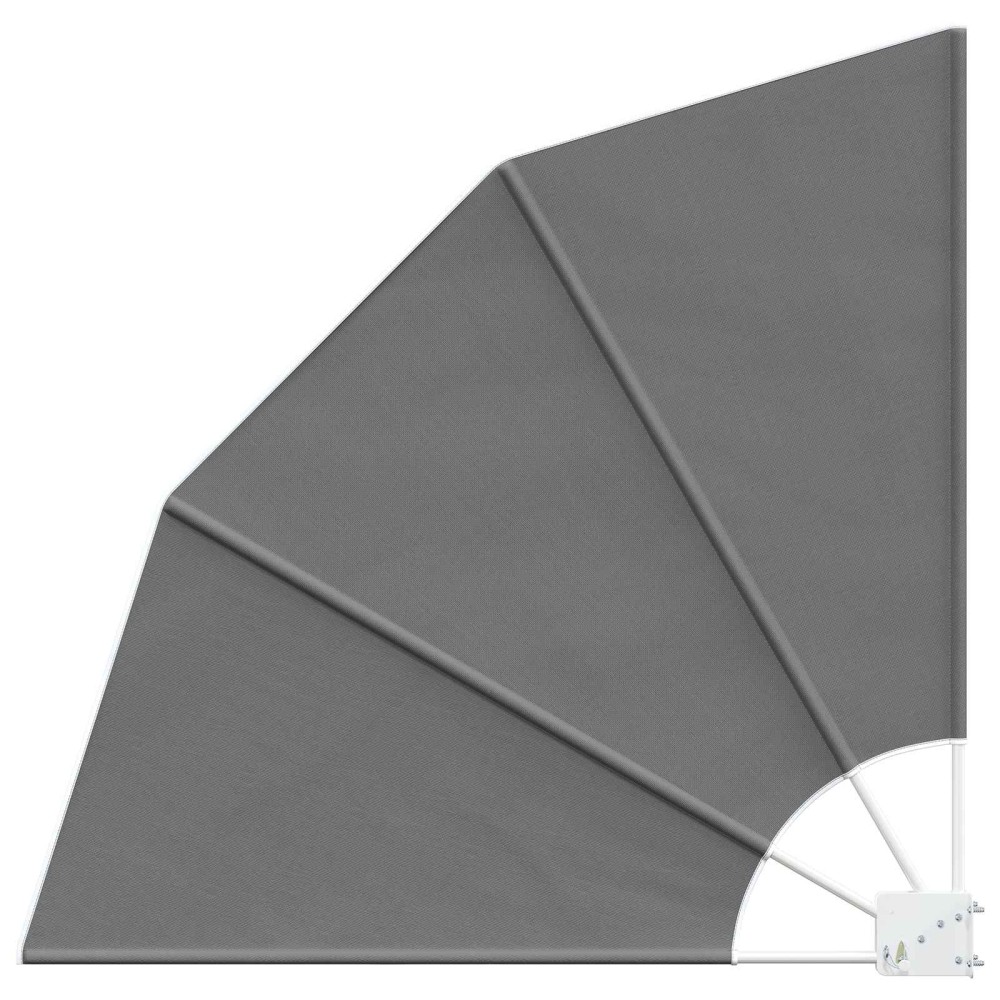 vidaXL Αδιάφανο σκίαστρο μπαλκονιού 140 x 140 cm Πολυεστέρας