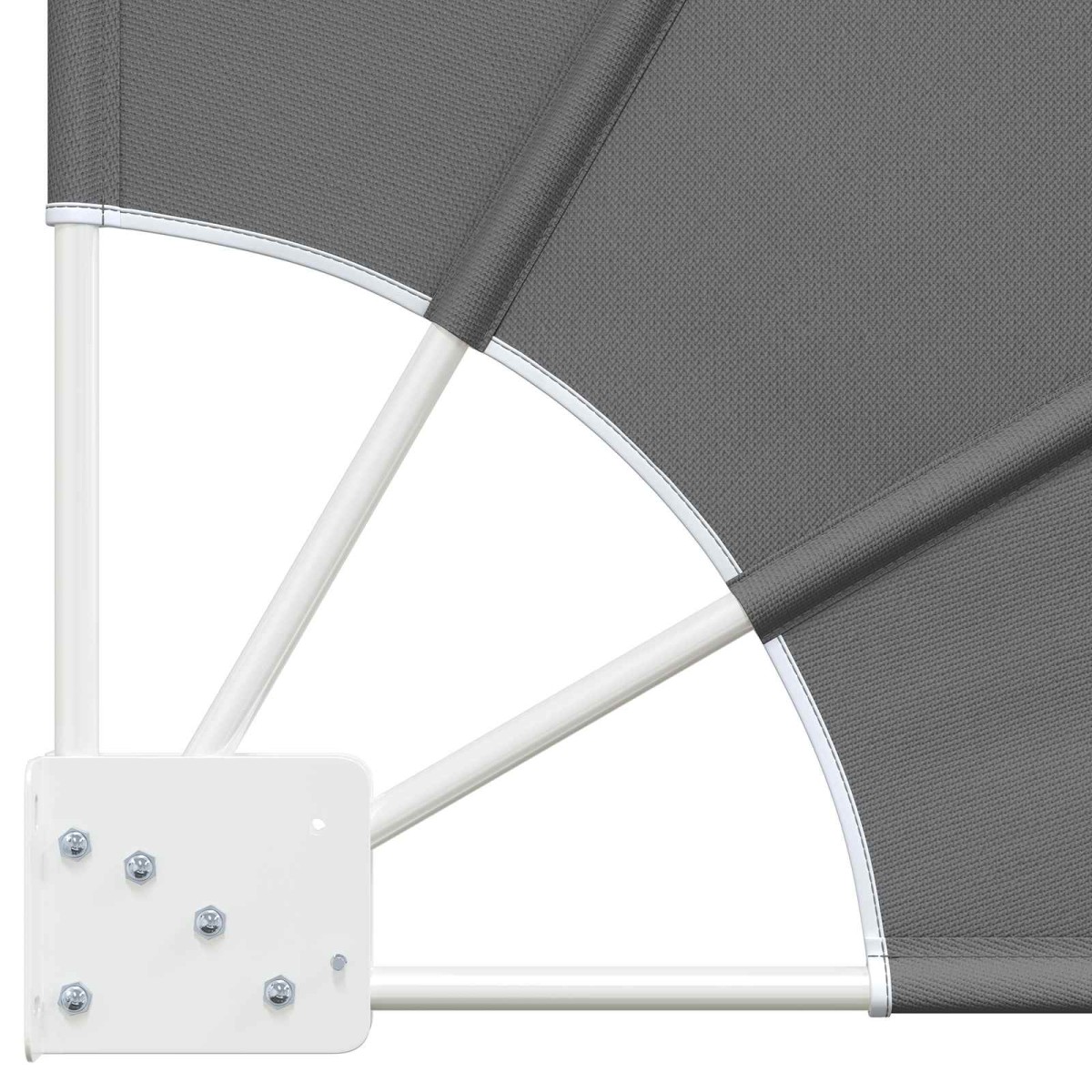 vidaXL Αδιάφανο σκίαστρο μπαλκονιού 140 x 140 cm Πολυεστέρας