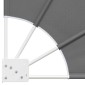 vidaXL Αδιάφανο σκίαστρο μπαλκονιού 140 x 140 cm Πολυεστέρας