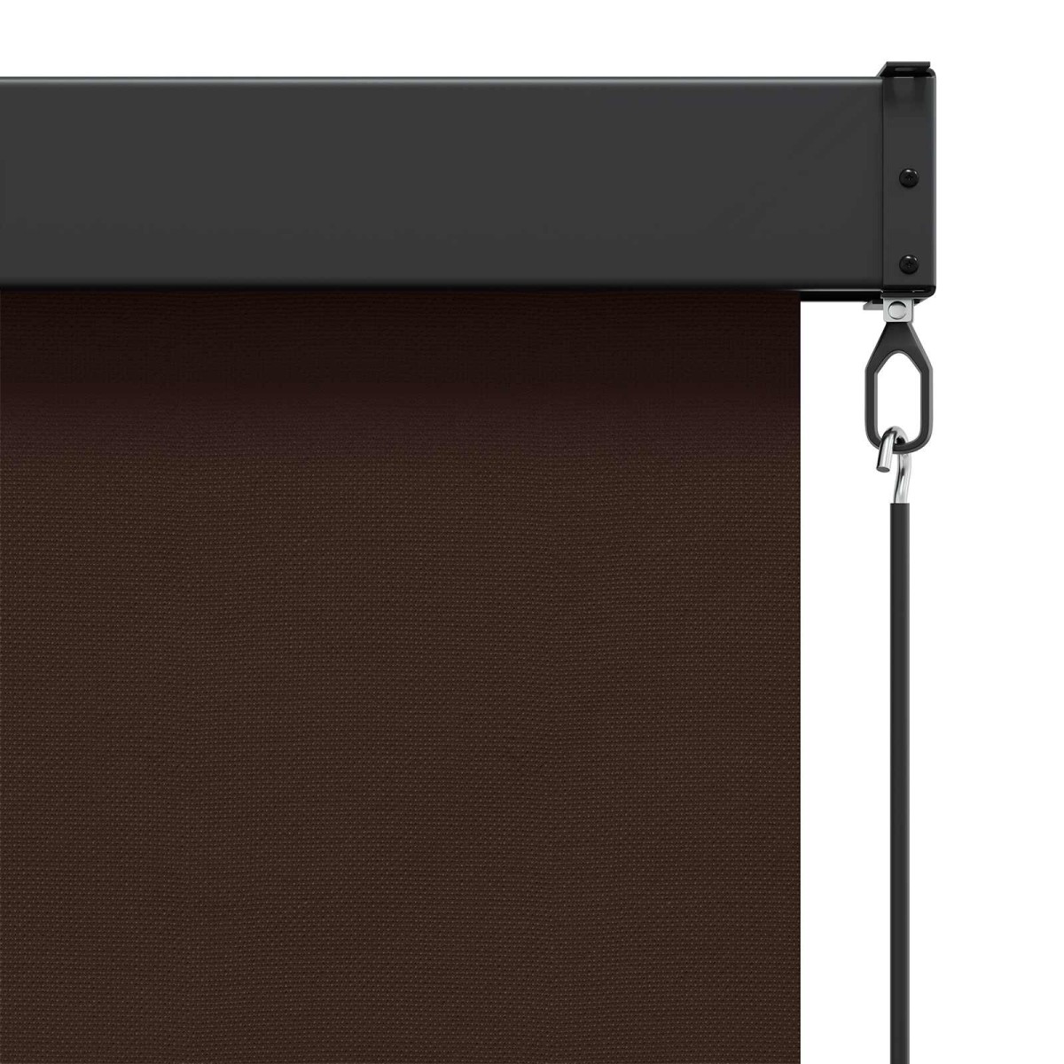 vidaXL Ρόλερ Καφέ 80 x 250 cm Ύφασμα και Αλουμίνιο