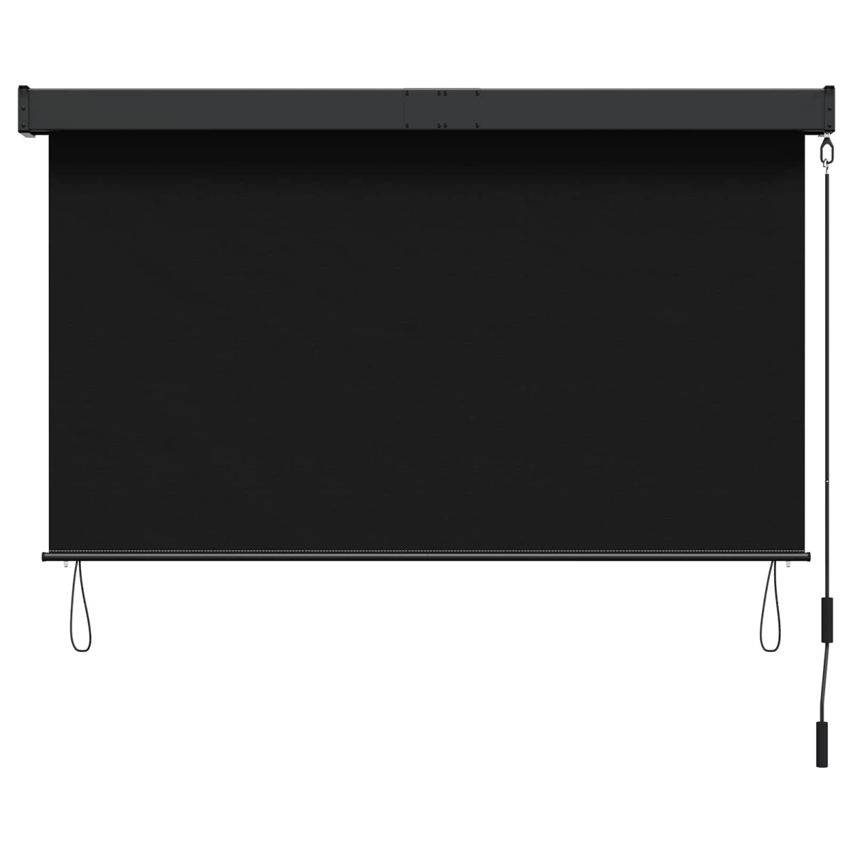 vidaXL Ρόλερ Μαύρο 100 x 250 cm Ύφασμα και Αλουμίνιο