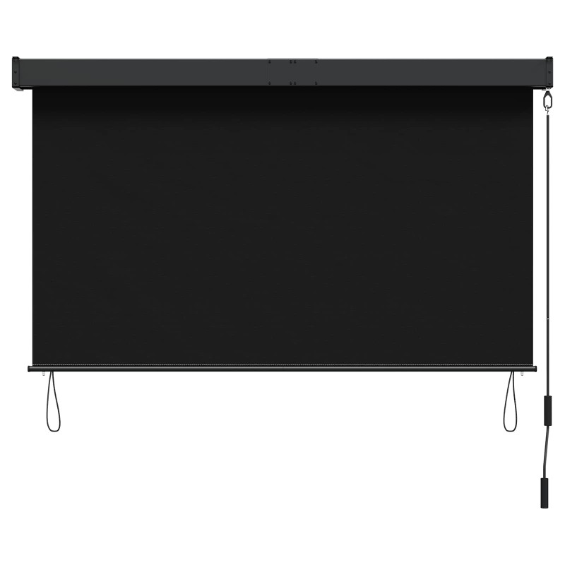 vidaXL Ρόλερ Μαύρο 100 x 250 cm Ύφασμα και Αλουμίνιο