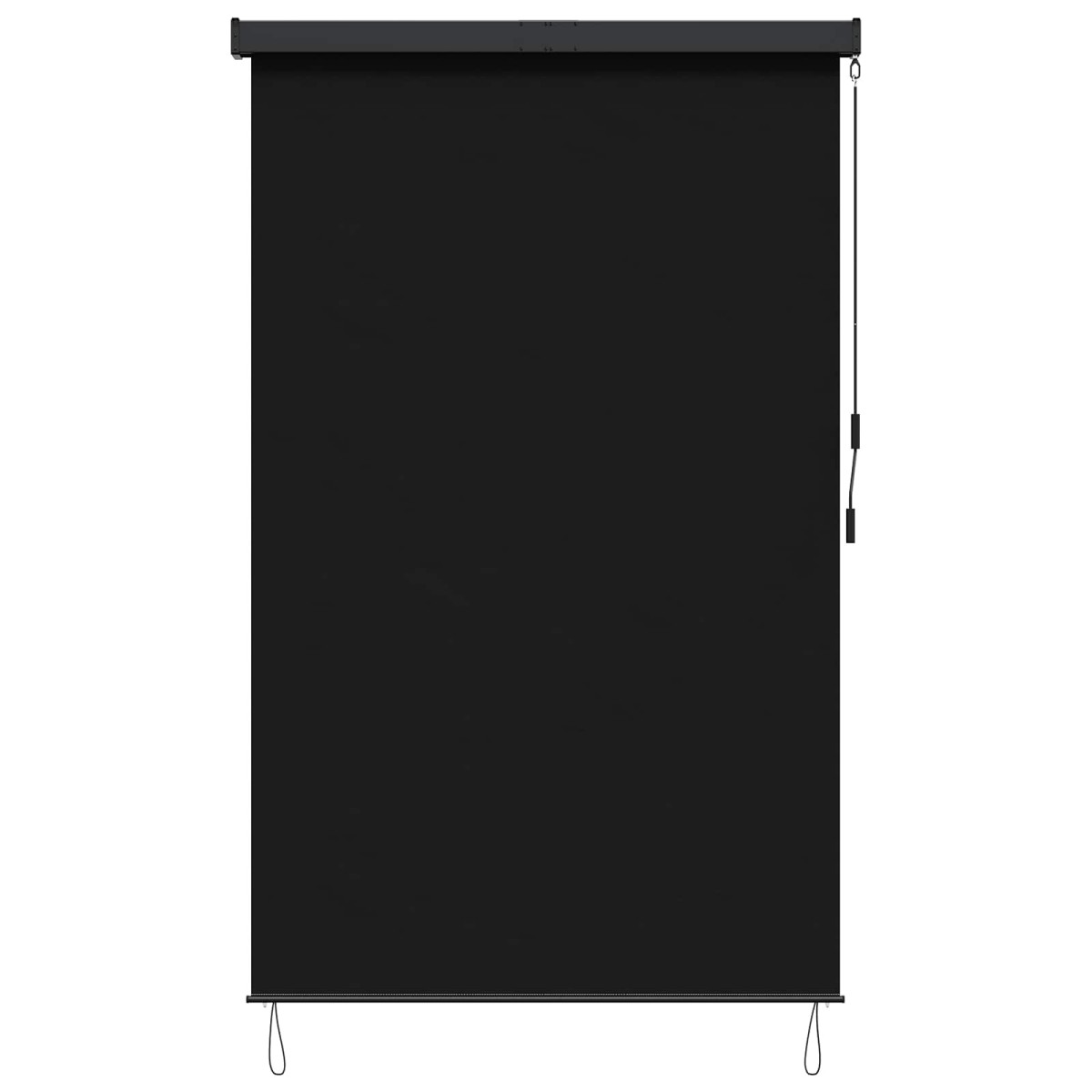 vidaXL Ρόλερ (στόρι) Μαύρο 160 x 250 cm Ύφασμα και Αλουμίνιο