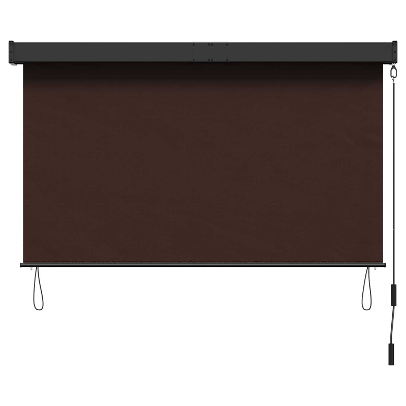 vidaXL Ρόλερ Καφέ 160 x 250 cm Ύφασμα και Αλουμίνιο