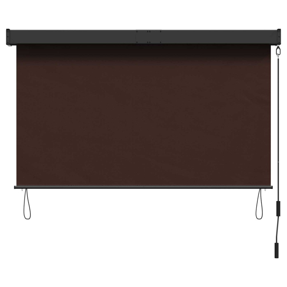 vidaXL Ρόλερ Καφέ 180 x 250 cm Ύφασμα και Αλουμίνιο