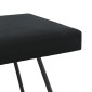 vidaXL παγκάκι Μαύρο 80 x 40 x 45 εκ. Βελούδο