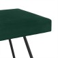 vidaXL παγκάκι Σκούρο Πράσινο 110 x 40 x 45 cm Βελούδο