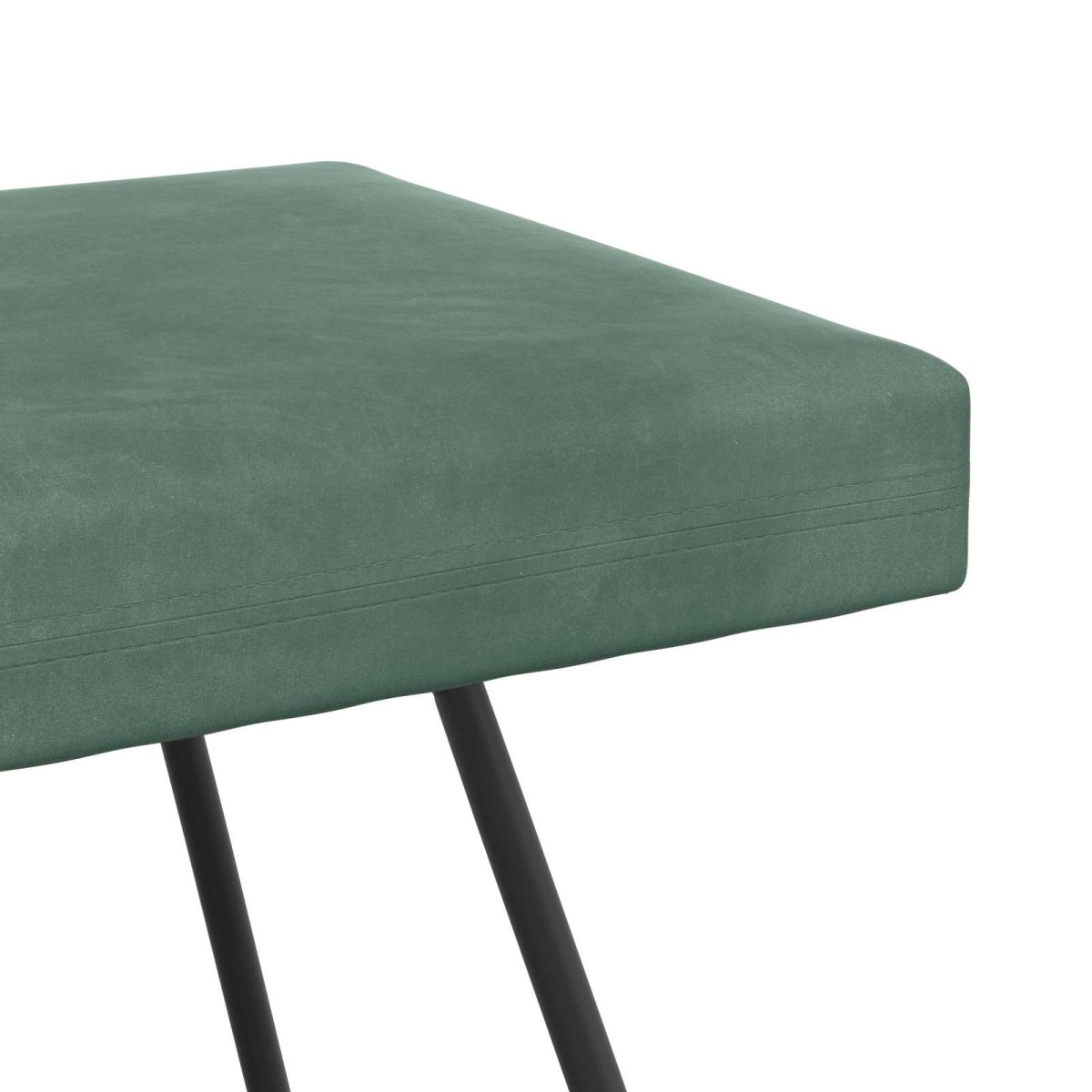 vidaXL παγκάκι Θαλασσί 110 x 40 x 45 cm Βελούδο