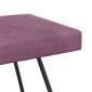 vidaXL παγκάκι Μοβ 110 x 40 x 45 cm Βελούδο