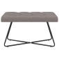 vidaXL Πάγκος με κουμπωτές επιφάνειες Taupe 80 x 40 x 46 εκ. Ύφασμα