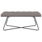vidaXL Πάγκος με κουμπωτές επιφάνειες Taupe 110 x 40 x 46 cm Ύφασμα