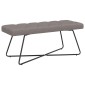 vidaXL Πάγκος με κουμπωτές επιφάνειες Taupe 110 x 40 x 46 cm Ύφασμα