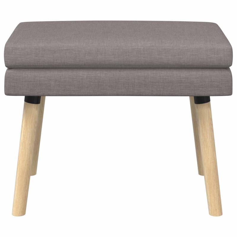 vidaXL Διπλή Επίστρωση Πάγκος Taupe 60 x 40 x 46 εκ. Ύφασμα