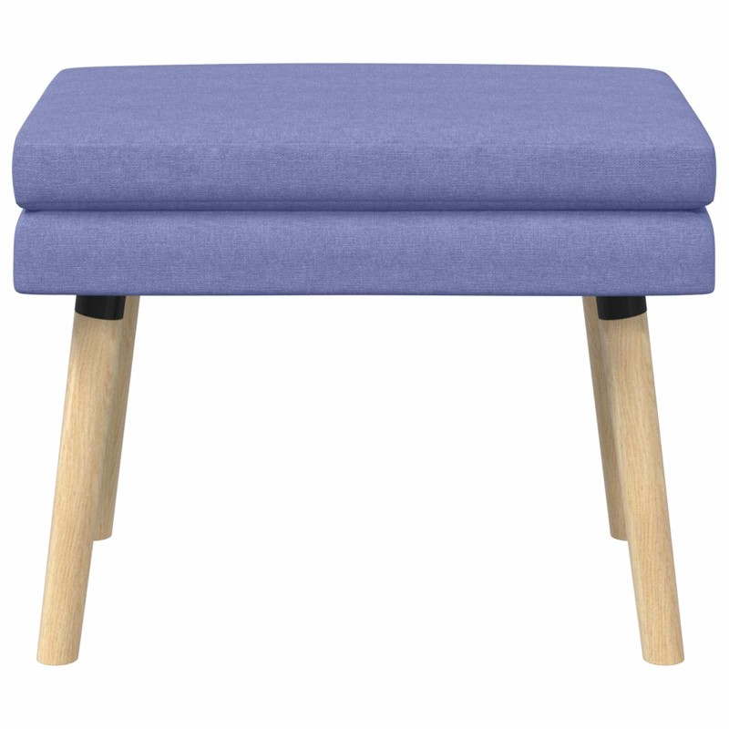 vidaXL Διπλή Επίστρωση Πάγκος Μπλε τζην 60 x 40 x 46 εκ. Ύφασμα
