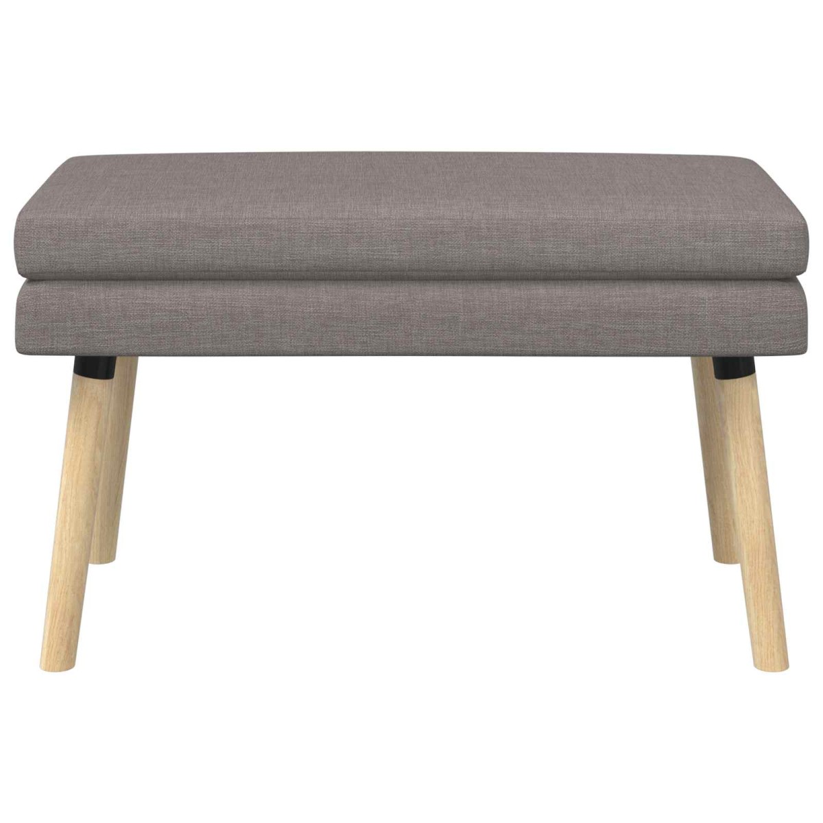 vidaXL Διπλή Επίστρωση Πάγκος Taupe 80 x 40 x 47 εκ. Ύφασμα