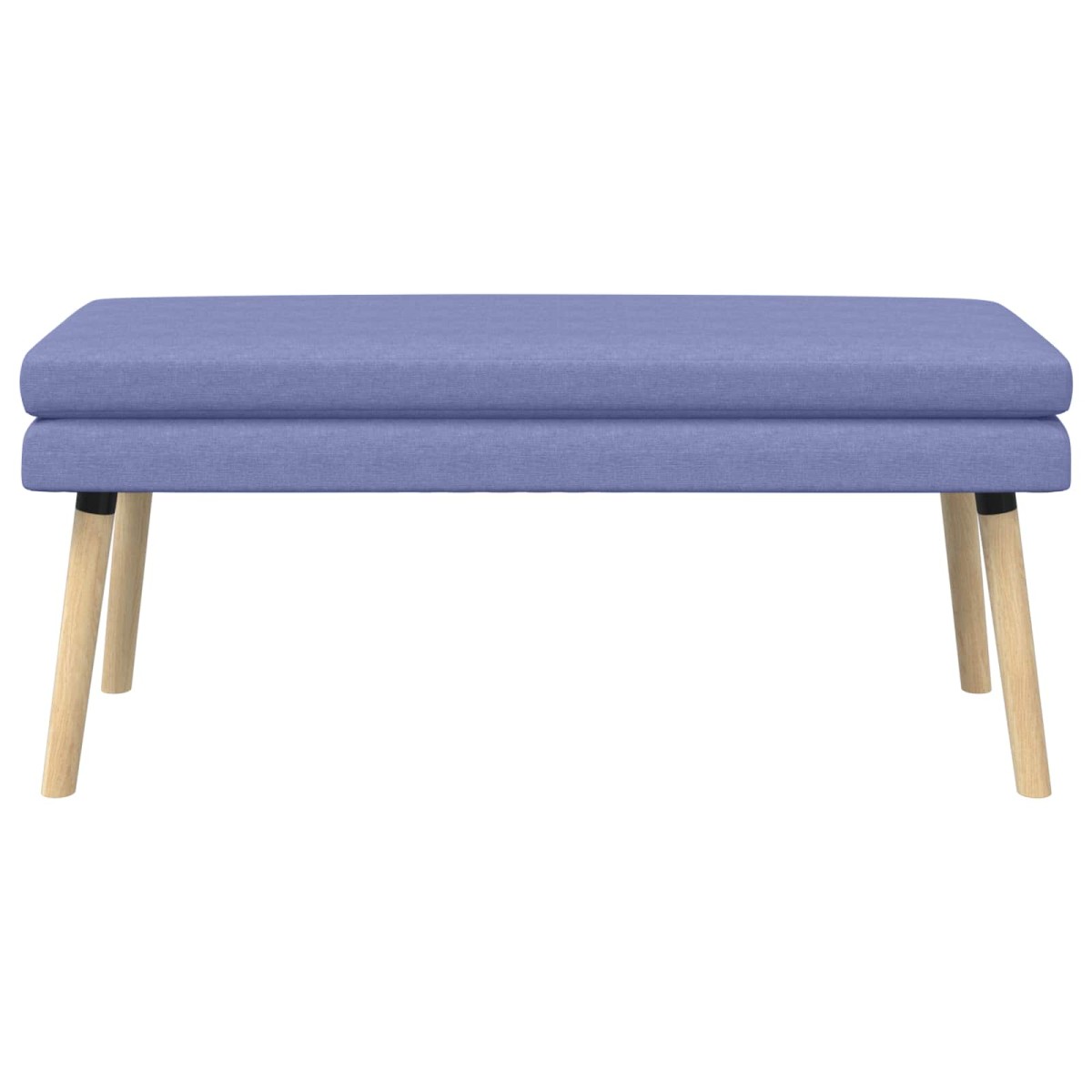vidaXL Διπλή Επίστρωση Πάγκος Μπλε τζην 110 x 40 x 47 εκ. Ύφασμα