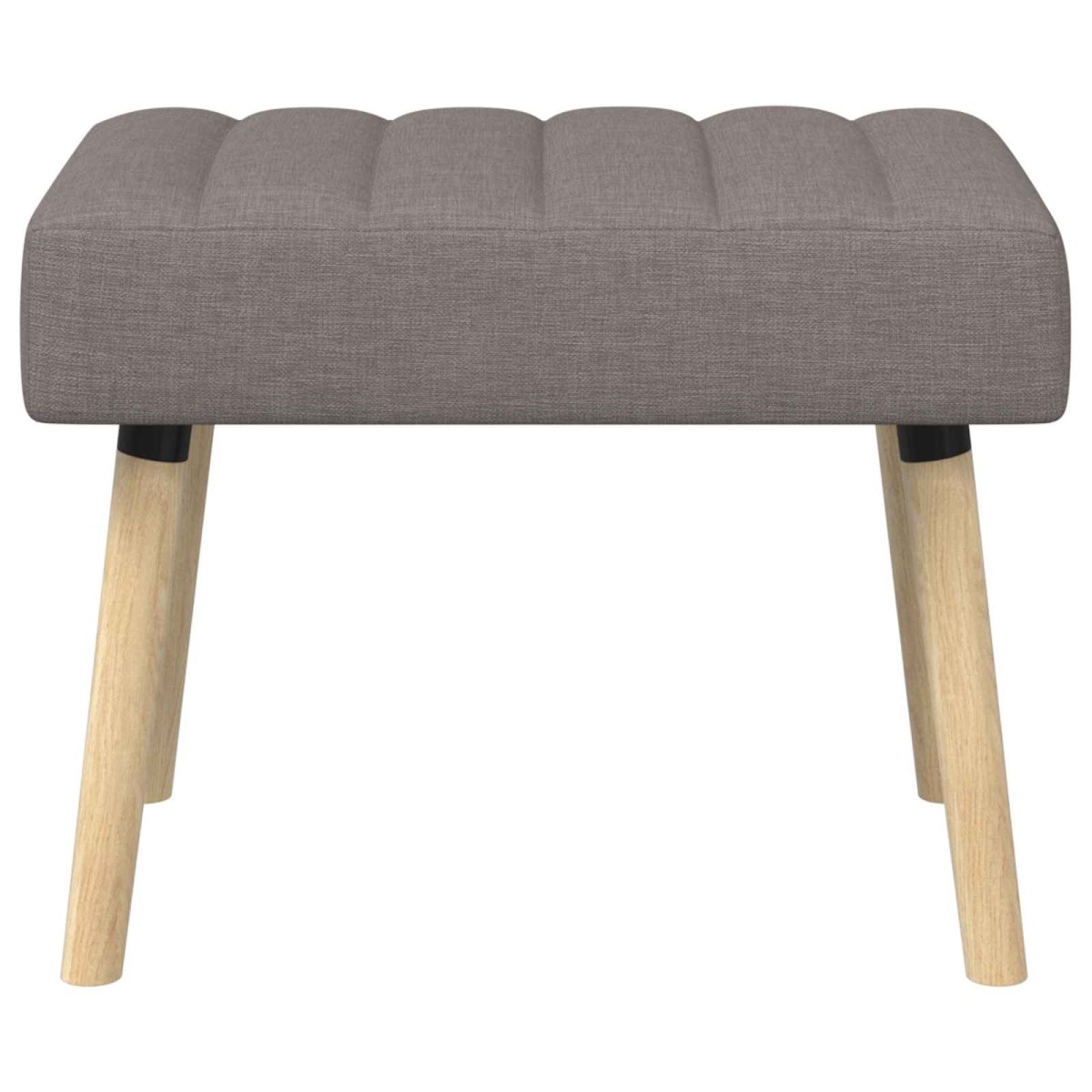 vidaXL Πάγκος με Καναλεύματα Taupe 60 x 40 x 45 εκ. Ύφασμα