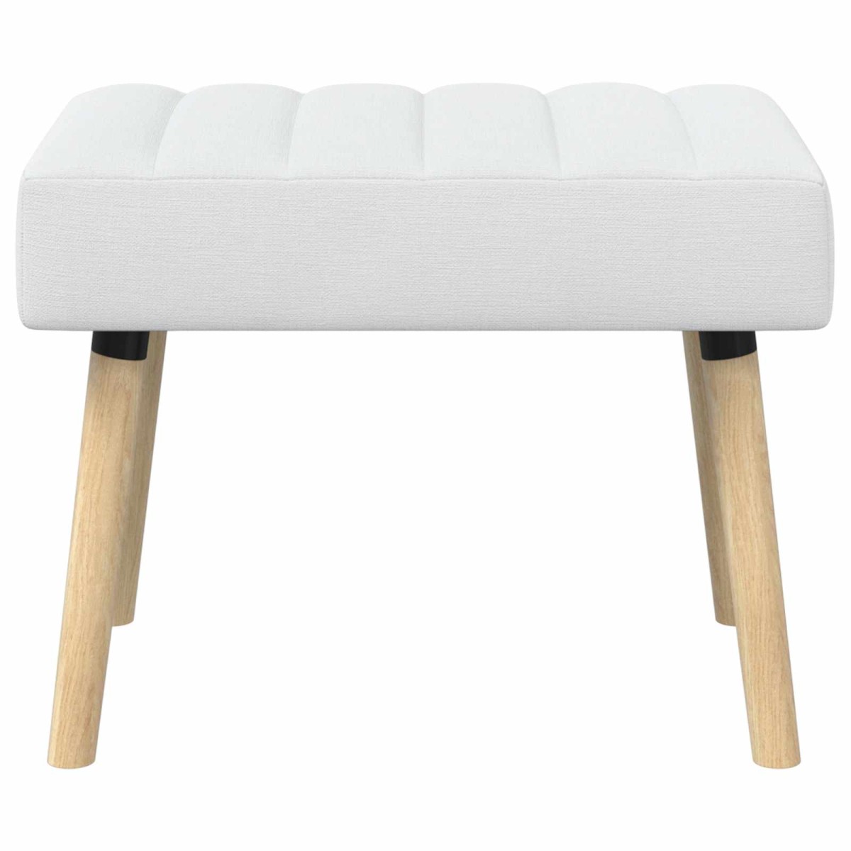 vidaXL Πάγκος με Καναλεύματα Λευκό 60 x 40 x 45 εκ. Ύφασμα