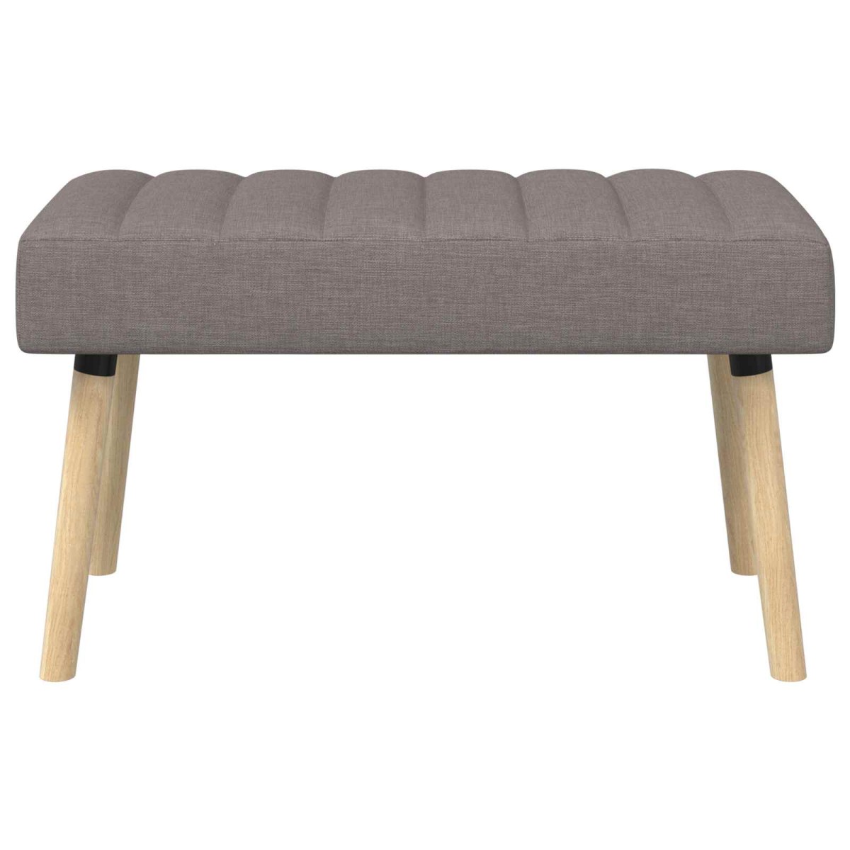 vidaXL Πάγκος με Καναλεύματα Taupe 80 x 40 x 46 εκ. Ύφασμα