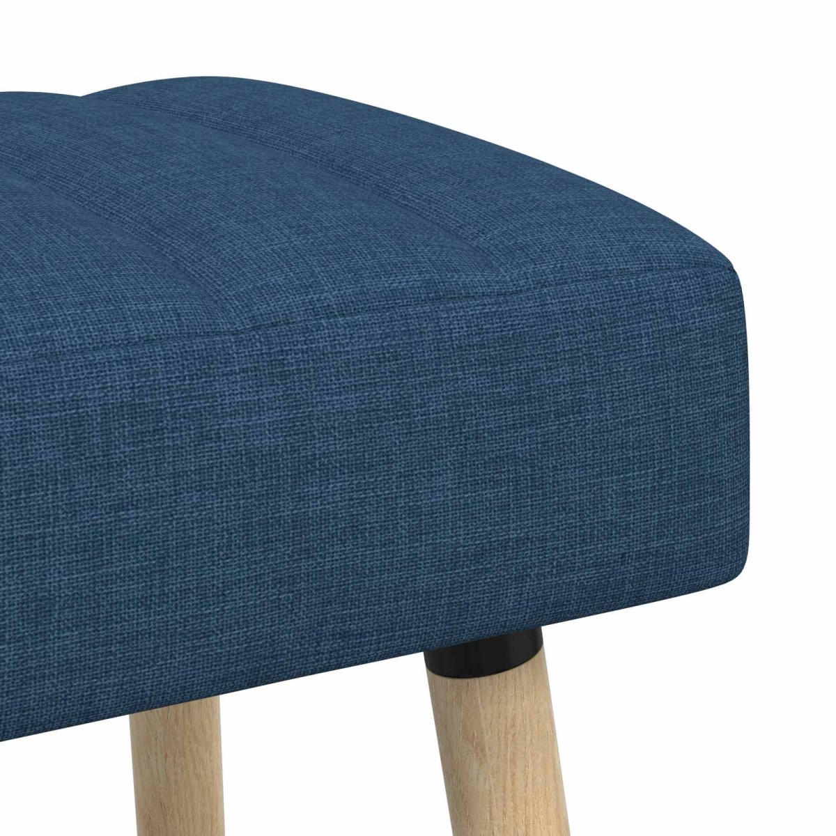 vidaXL Πάγκος με Καναλεύματα Μπλε 110 x 40 x 46 cm Ύφασμα