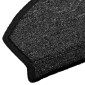 vidaXL Αυτοκόλλητα Ματ Σκαλοπατιών 15 τμχ. 80 x 24,5 x 3,5 εκ. Ανθρακί