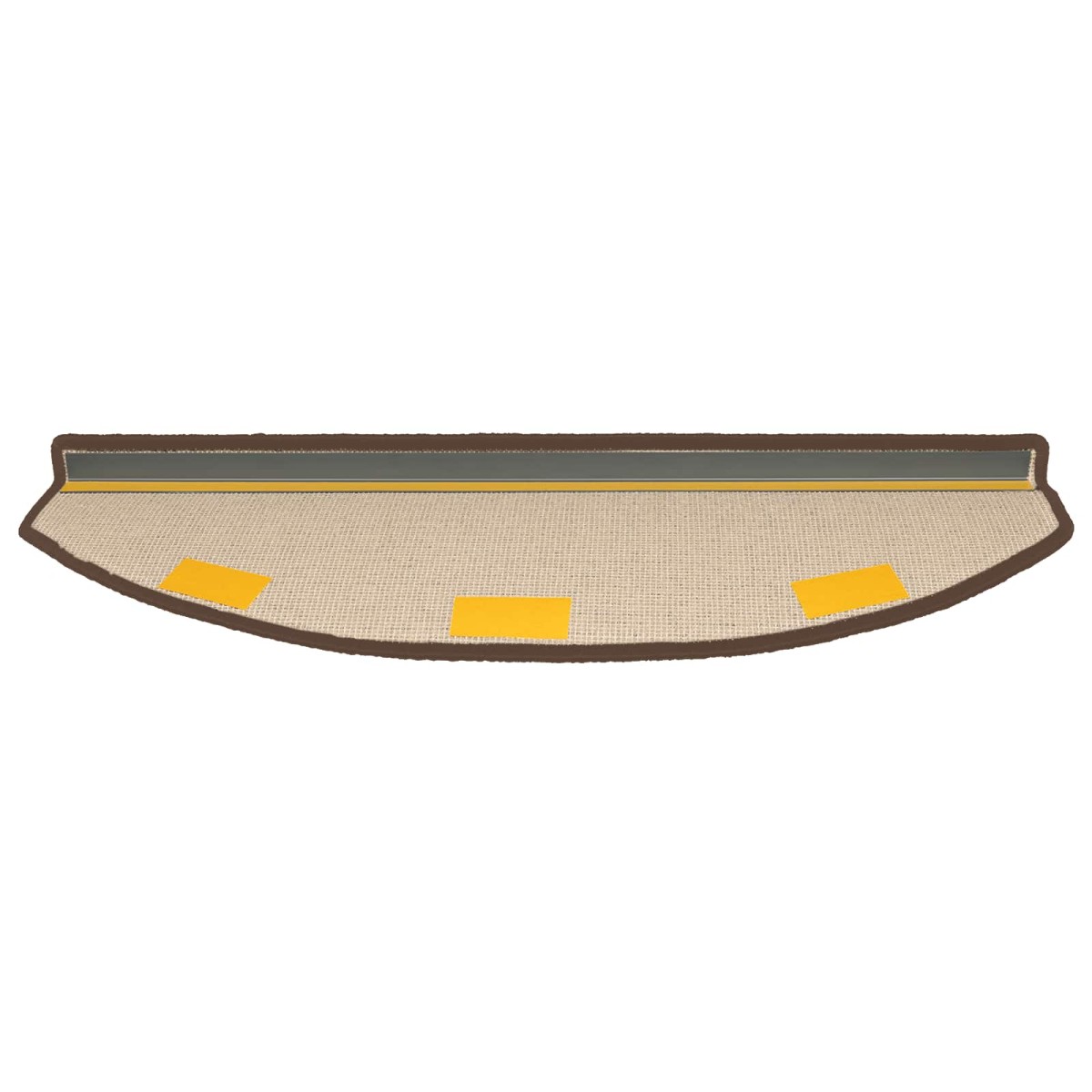 vidaXL Αυτοκόλλητα Ματ Σκαλοπατιών 15 τμχ. 80 x 24,5 x 3,5 εκ. Καφετί