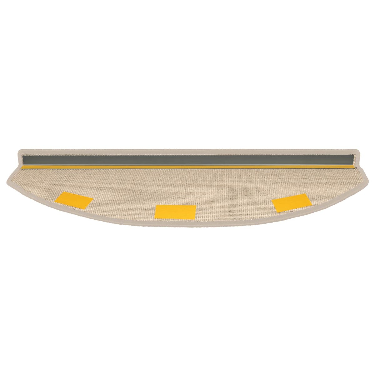 vidaXL Αυτοκόλλητα Ματ Σκαλοπατιών 15 τμχ. 80 x 24,5 x 3,5 εκ. Taupe