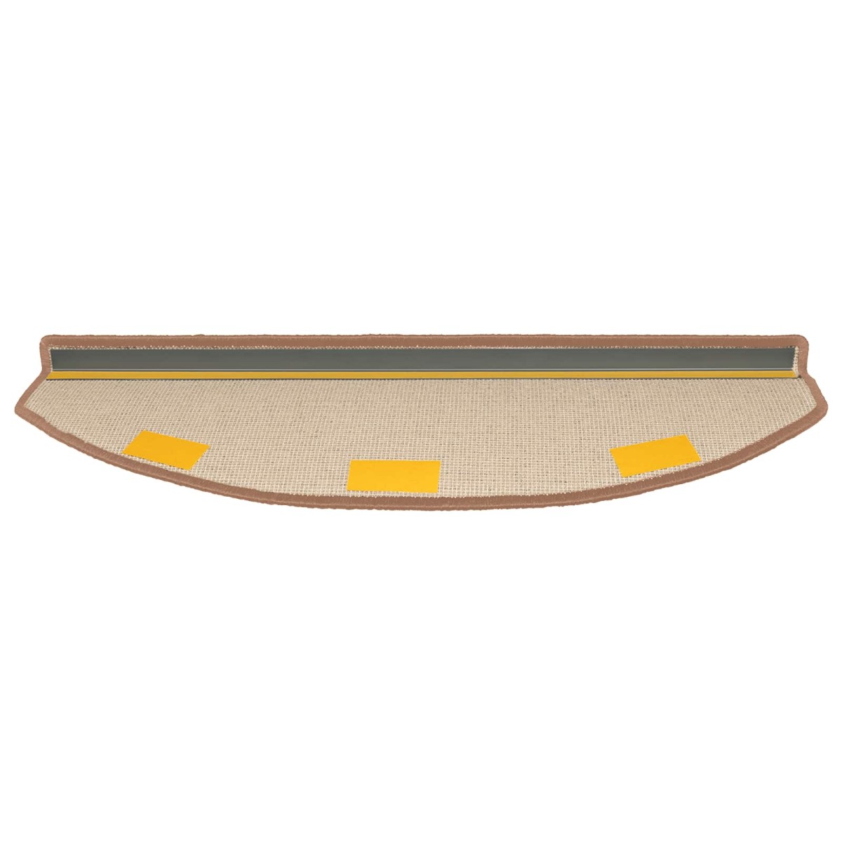 vidaXL Αυτοκόλλητα Ματ Σκαλοπατιών 15 τμχ. 80 x 24,5 x 3,5 εκ. Καφέ