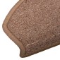 vidaXL Αυτοκόλλητα Ματ Σκαλοπατιών 15 τμχ. 80 x 24,5 x 3,5 εκ. Καφέ