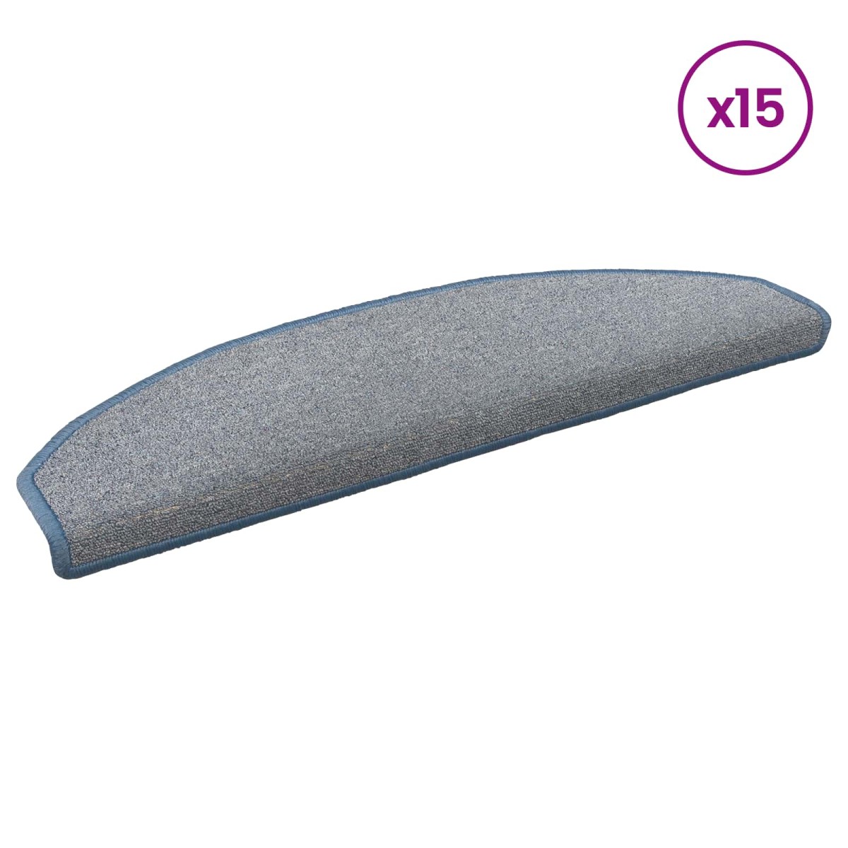 vidaXL Αυτοκόλλητα Ματ Σκαλοπατιών 15 τμχ. 80 x 24,5 x 3,5 εκ.