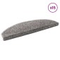 vidaXL Αυτοκόλλητα Ματ Σκαλοπατιών 15 τμχ. 80 x 24,5 x 3,5 εκ. Γκρι