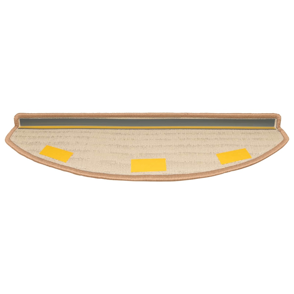 vidaXL Αυτοκόλλητα Ματ Σκαλοπατιών 15 τμχ. 80 x 24,5 x 3,5 εκ. Μπεζ