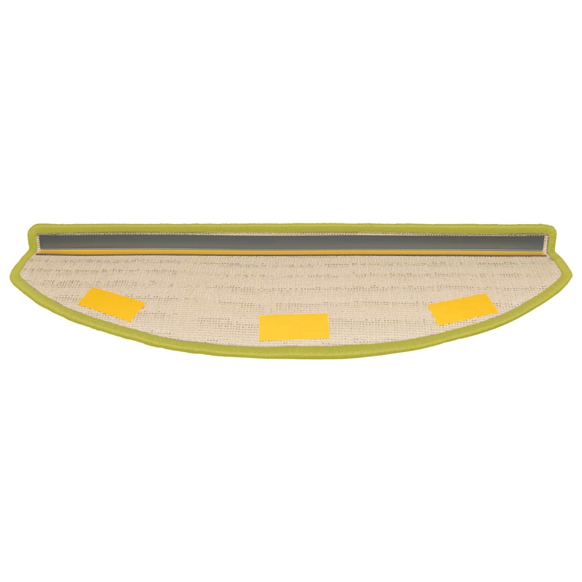 vidaXL Αυτοκόλλητα Ματ Σκαλοπατιών 15 τμχ. 80 x 24,5 x 3,5 εκ. Πράσινο