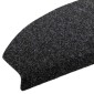 vidaXL Αυτοκόλλητα Ματ Σκαλοπατιών 15 τμχ. 80 x 24,5 x 3,5 εκ. Μαύρο