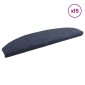 vidaXL Αυτοκόλλητα Ματ Σκαλοπατιών 15 τμχ. 80 x 24,5 x 3,5 εκ. Μπλε