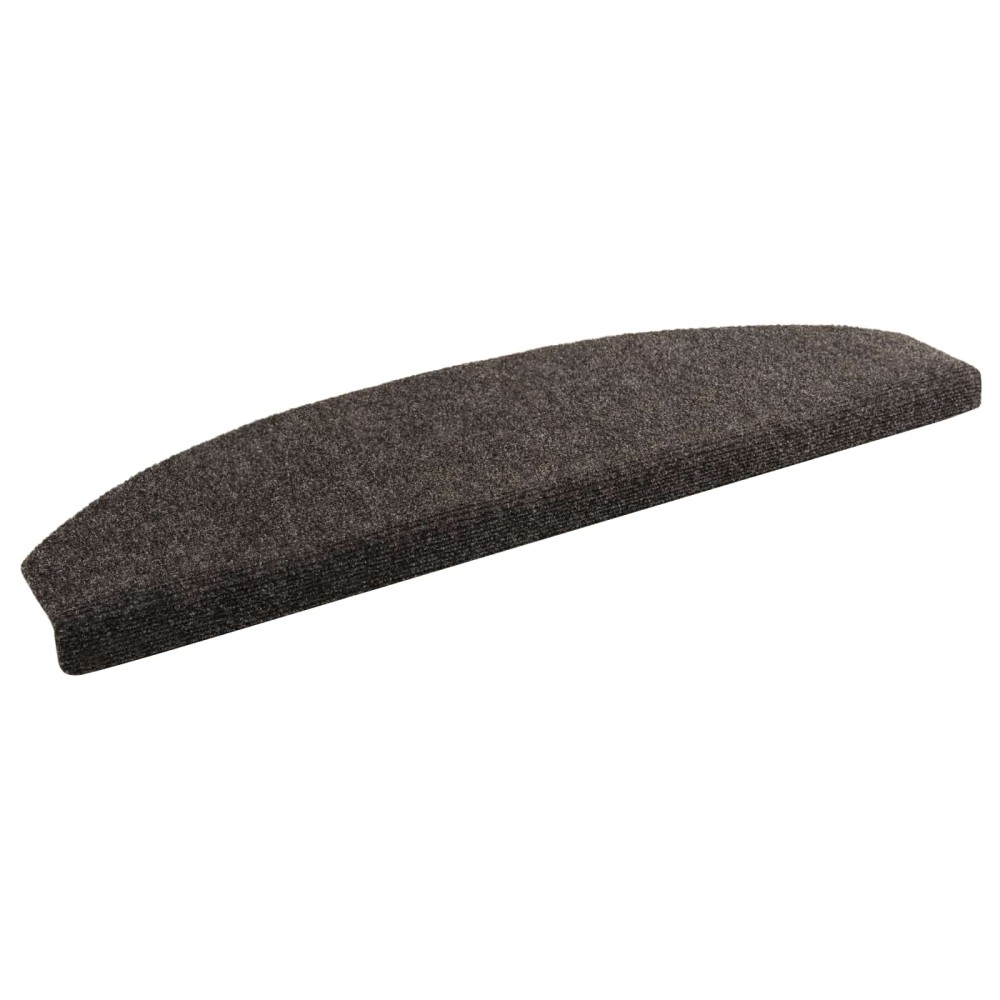 vidaXL Αυτοκόλλητα Ματ Σκαλοπατιών 15 τμχ. 80 x 24,5 x 3,5 εκ. Ανθρακί
