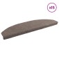 vidaXL Αυτοκόλλητα Ματ Σκαλοπατιών 15 τμχ. 80 x 24,5 x 3,5 εκ. Μόκα