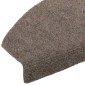 vidaXL Αυτοκόλλητα Ματ Σκαλοπατιών 15 τμχ. 80 x 24,5 x 3,5 εκ. Μόκα